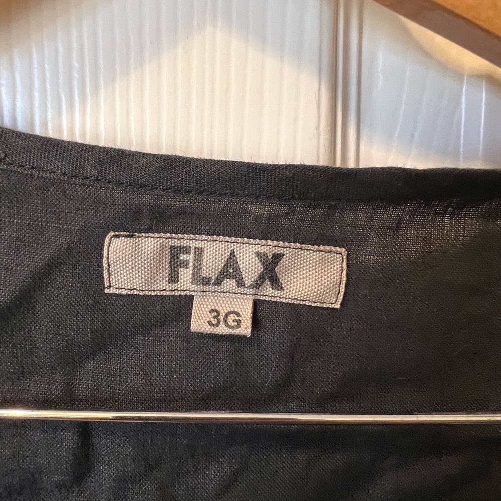 Flax brand tux linen shirt.